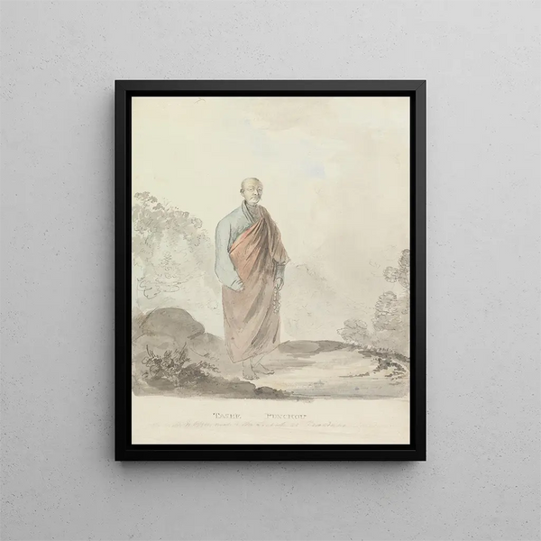 Tasee Punchou Tashi Phuntso - Samuel Davis — gerahmtes Bild an der Wand
