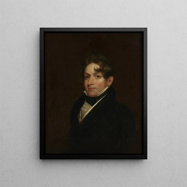 Kapitän Demaresque aus Gloucester, Massachusetts - Samuel Finley Breese Morse — gerahmtes Bild an der Wand