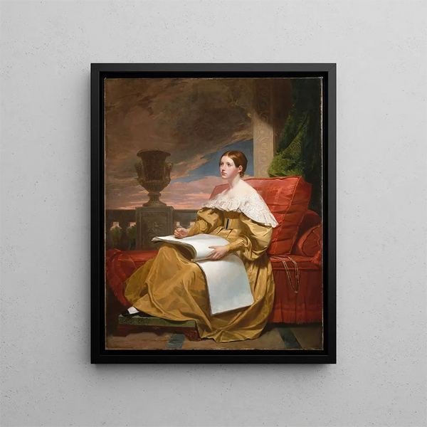 Susan Walker Morse La Muse - Samuel Finley Breese Morse — gerahmtes Bild an der Wand