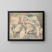 Badende - Samuel Halpert — gerahmtes Bild an der Wand