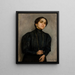Portrait de Maria Feldman - Samuel Hirszenberg — gerahmtes Bild an der Wand