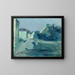 Allée du village au clair de lune - Samuel Hirszenberg — gerahmtes Bild an der Wand