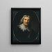 Portrait eines Mannes - Samuel Hoffmann — gerahmtes Bild an der Wand