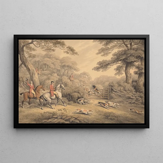 Samuel Howitt - Foxhunting Breaking Cover.webp