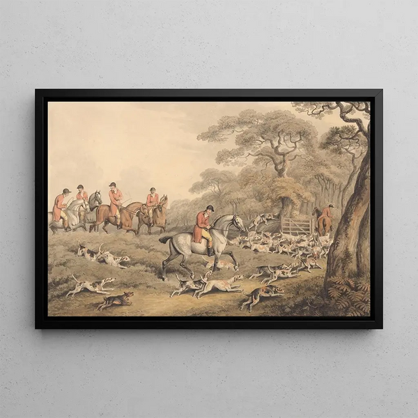 Samuel Howitt - Foxhunting Going to Cover.webp