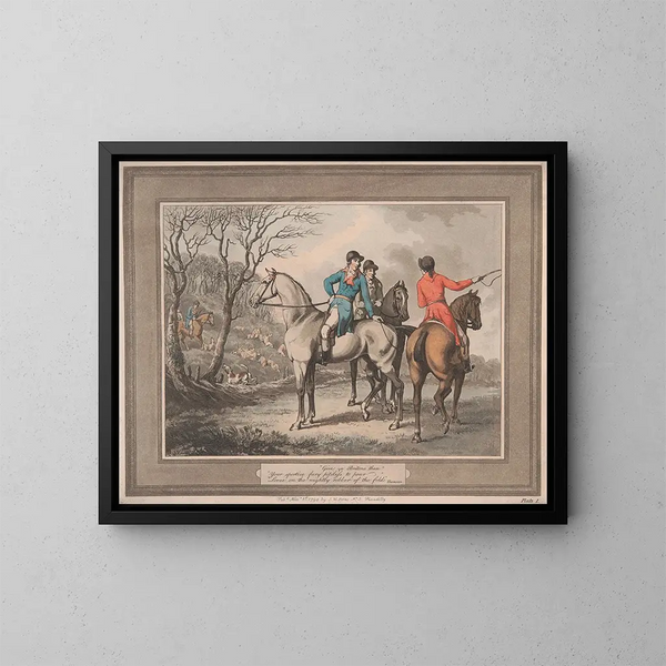 Alors, Briten, wachst doch - Samuel Howitt — gerahmtes Bild an der Wand