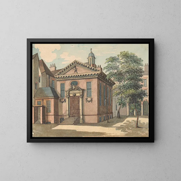 Auberge des lions - Samuel Ireland — gerahmtes Bild an der Wand