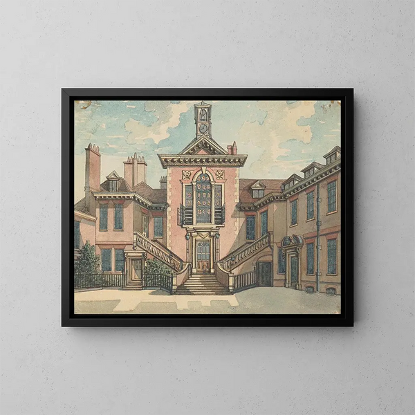L'Auberge des Sergents - Samuel Ireland — gerahmtes Bild an der Wand