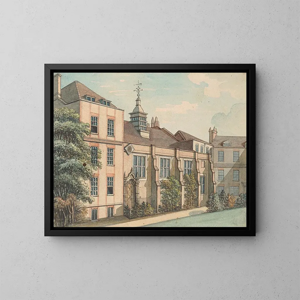 Staple Inn - Samuel Ireland — gerahmtes Bild an der Wand