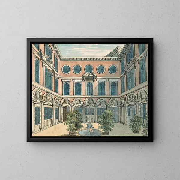Hôtel des chandeliers de suif - Samuel Ireland — gerahmtes Bild an der Wand
