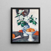 Weiße Rosen - Samuel John Peploe — gerahmtes Bild an der Wand