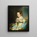 Portrait einer Frau - Samuel Lovett Waldo — gerahmtes Bild an der Wand