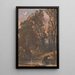 Abreuvung des Viehs bei Dämmerung - Samuel Palmer — gerahmtes Bild an der Wand