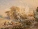 Feldernte und Kloster von La Vocatella bei Corpo di Cava - Samuel Palmer — Ansicht des Kunstwerks