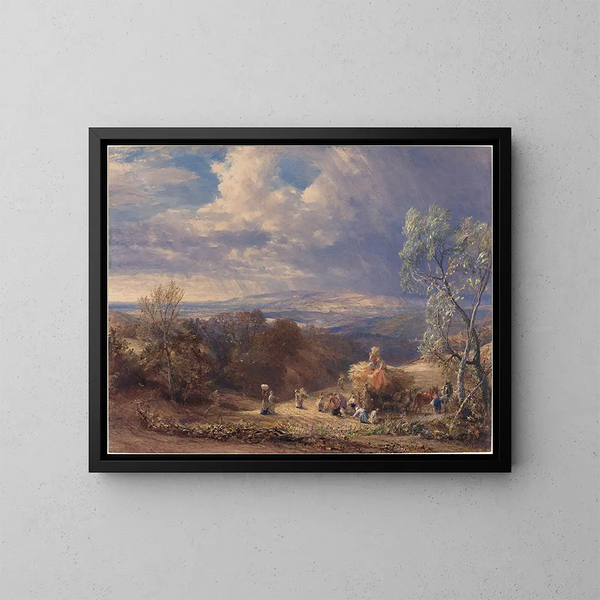 Ernte - Samuel Palmer — gerahmtes Bild an der Wand