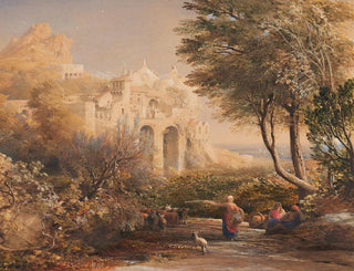 Samuel Palmer - La Vocatella a Chapel built by a hermit near Corpo de Cava in the neighbourhood of Salerno and Naples.webp