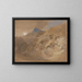 Mont Siabod von TynyCoed bei Capel Curig - Samuel Palmer — gerahmtes Bild an der Wand