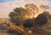 Sonnenuntergang - Samuel Palmer — Ansicht des Kunstwerks