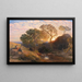 Sonnenuntergang - Samuel Palmer — gerahmtes Bild an der Wand