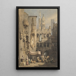 Samuel Prout - A street Bruges.webp