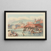 Genf vom Rhein - Samuel Prout — gerahmtes Bild an der Wand