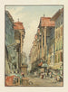 Straßenszene in Genf - Samuel Prout — Ansicht des Kunstwerks