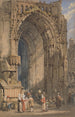 Le Portail de la cathédrale de Reims - Samuel Prout — Ansicht des Kunstwerks