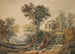 Landschaft klassisch mit Ruinen - Samuel Rostill Lines — Ansicht des Kunstwerks
