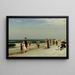 Sur la plage de Coney Island - Samuel S. Carr — gerahmtes Bild an der Wand