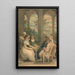 Der Prinz Rasselas und seine Schwester, die in ihrem Sommerpalast am Nil conversieren - Samuel Shelley — gerahmtes Bild an der Wand