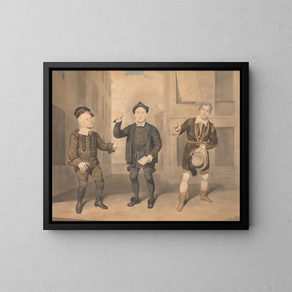 Samuel de Wilde - A Scene from a Play  Three Actors.webp