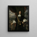 Portrait de Mattheus van den Broucke 1620-1685 Conseiller des Indes - Samuel van Hoogstraten — gerahmtes Bild an der Wand