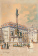 Das Blumenmarkt am Hof - Sándor Kozeluh — Ansicht des Kunstwerks