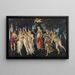 Der Frühling - Sandro Botticelli — gerahmtes Bild an der Wand