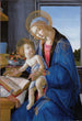Die Jungfrau mit Kind, Die Madonna des Buches - Sandro Botticelli — Ansicht des Kunstwerks