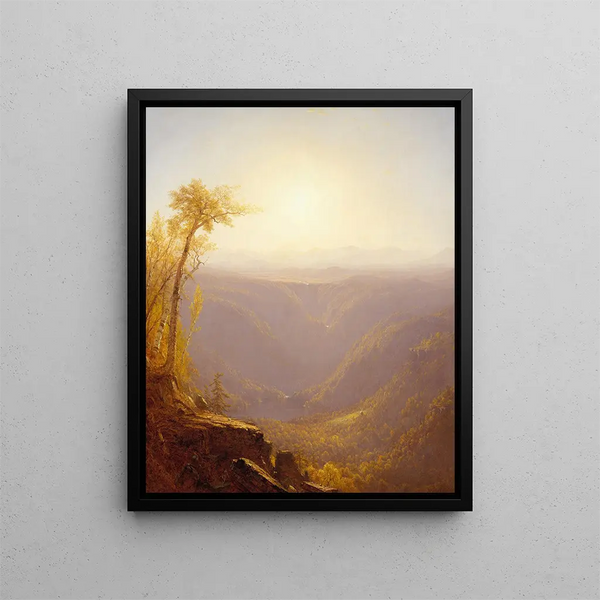 Sanford Robinson Gifford - A Gorge in the Mountains Kauterskill Clove.webp