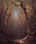 Herbst ein Waldweg - Sanford Robinson Gifford — Ansicht des Kunstwerks
