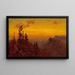 Des mountains Shawangunk - Sanford Robinson Gifford — gerahmtes Bild an der Wand