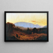 Crepuscule à Hunter Mountain - Sanford Robinson Gifford — gerahmtes Bild an der Wand