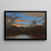 Nebel, der im Sonnenuntergang in den Catskills aufsteigt - Sanford Robinson Gifford — gerahmtes Bild an der Wand