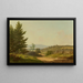 Landschaftsbild am See George - Sanford Robinson Gifford — gerahmtes Bild an der Wand