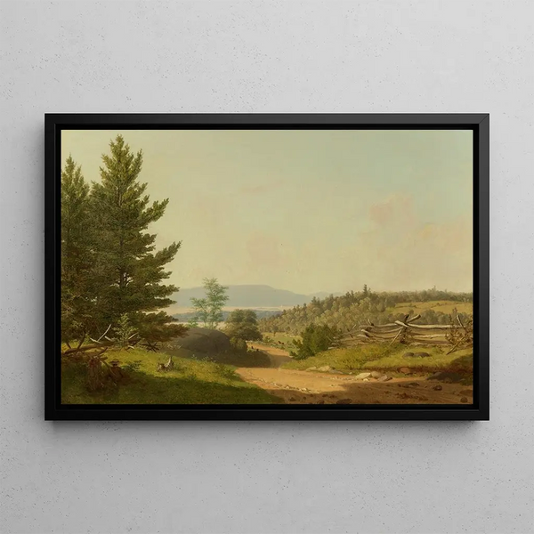 Sanford Robinson Gifford - Road Scenery Near Lake George.webp