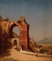 L'Arc de Néron à Tivoli - Sanford Robinson Gifford — Ansicht des Kunstwerks