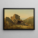 Le Camp sur Mansfield Mountain Vermont - Sanford Robinson Gifford — gerahmtes Bild an der Wand
