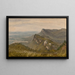 Les Trapps, montagnes Shawangunk - Sanford Robinson Gifford — gerahmtes Bild an der Wand