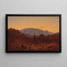 Abenddämmerung über Hunter Mountain - Sanford Robinson Gifford — gerahmtes Bild an der Wand