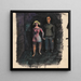 Ohne Titel Frau und Mann - Karl Wiener — gerahmtes Bild an der Wand