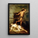 La Mort d'Abel - Santiago Rebull — gerahmtes Bild an der Wand