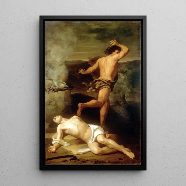 La Mort d'Abel - Santiago Rebull — gerahmtes Bild an der Wand
