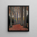 Allée des Platanes - Santiago Rusiñol — gerahmtes Bild an der Wand